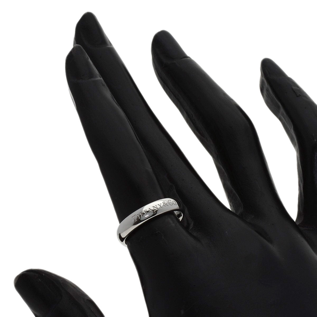 TIFFANY&Co. T&CO Band #50 Ring Platinum PT950 Ladies [Used]