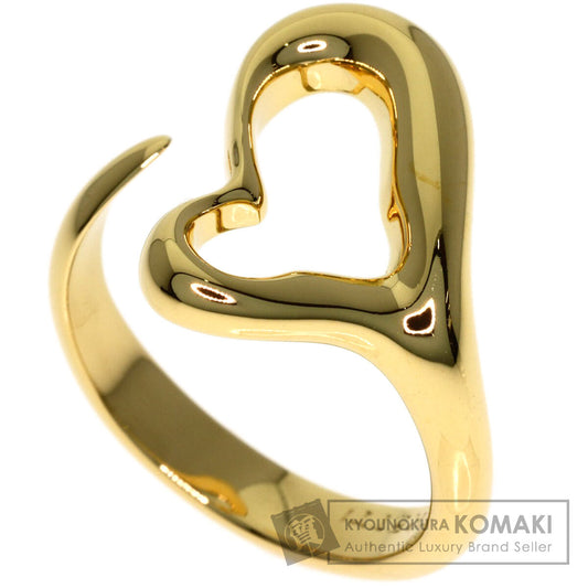 TIFFANY&Co. Open heart Ring K18 Yellow Gold Ladies [Used]