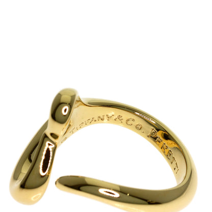 TIFFANY&Co. Open heart Ring K18 Yellow Gold Ladies [Used]