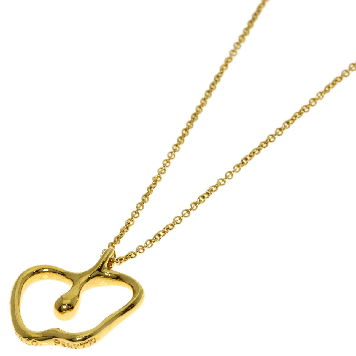 TIFFANY&Co. Apple Necklace K18 Yellow Gold Ladies [Used]