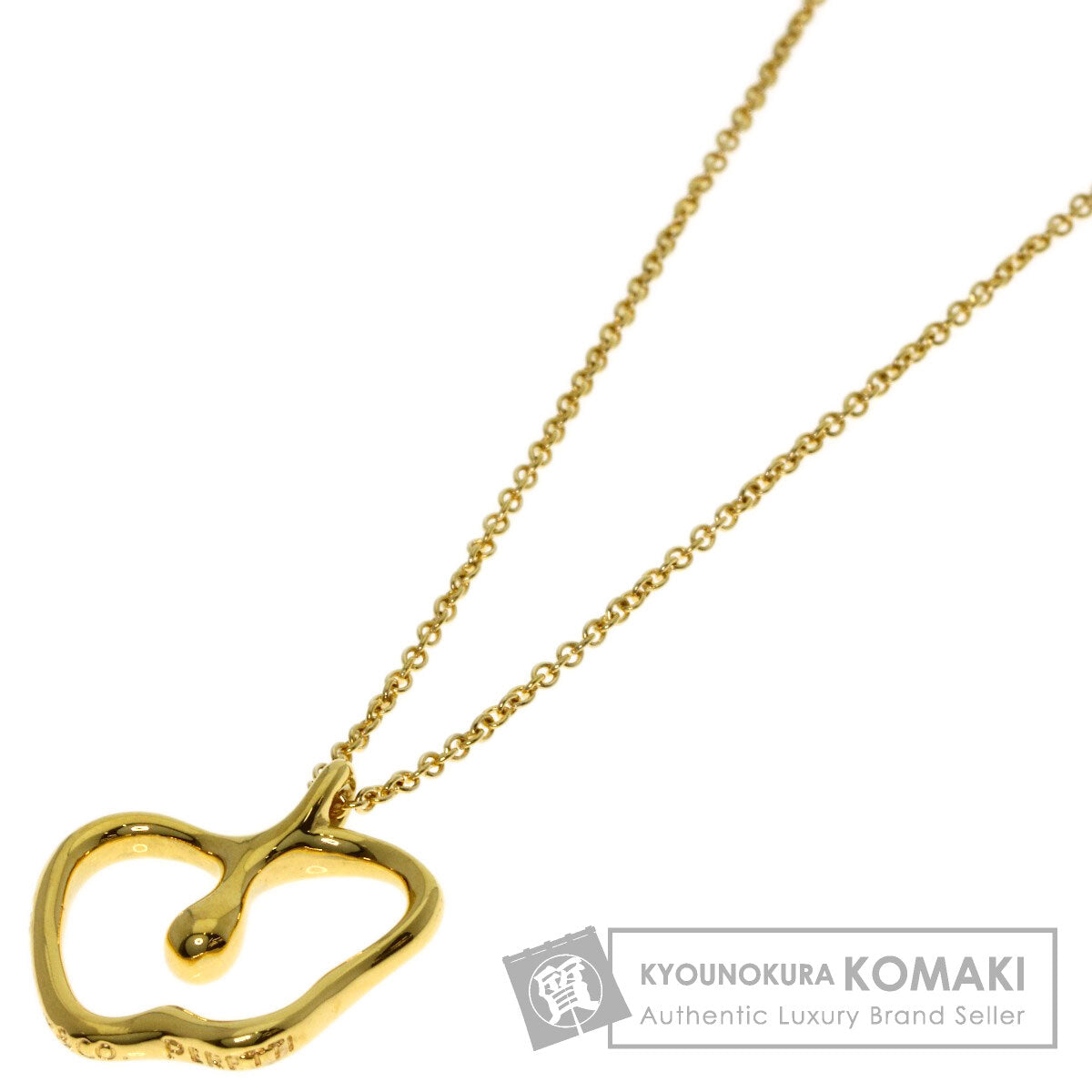 TIFFANY&Co. Apple Necklace K18 Yellow Gold Ladies [Used]