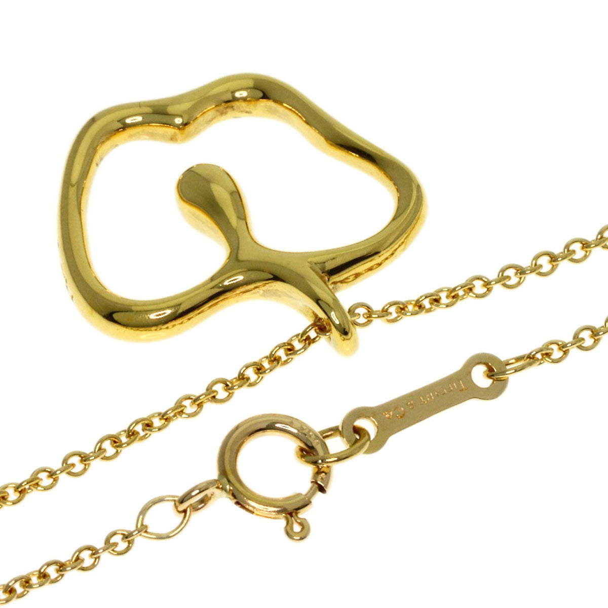 TIFFANY&Co. Apple Necklace K18 Yellow Gold Ladies [Used]