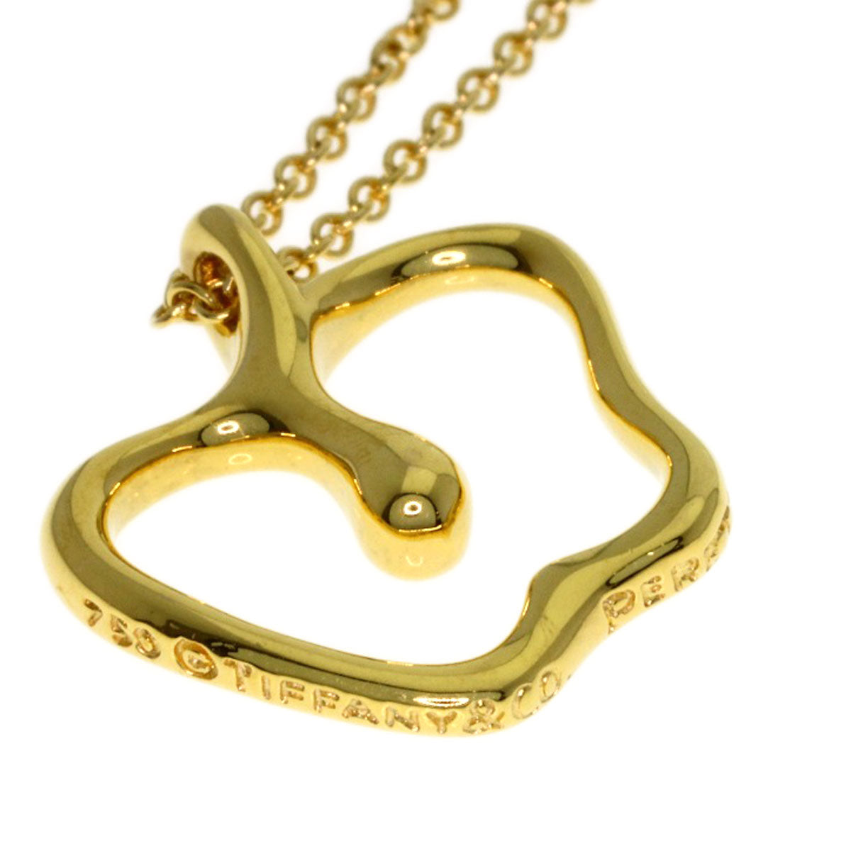 TIFFANY&Co. Apple Necklace K18 Yellow Gold Ladies [Used]