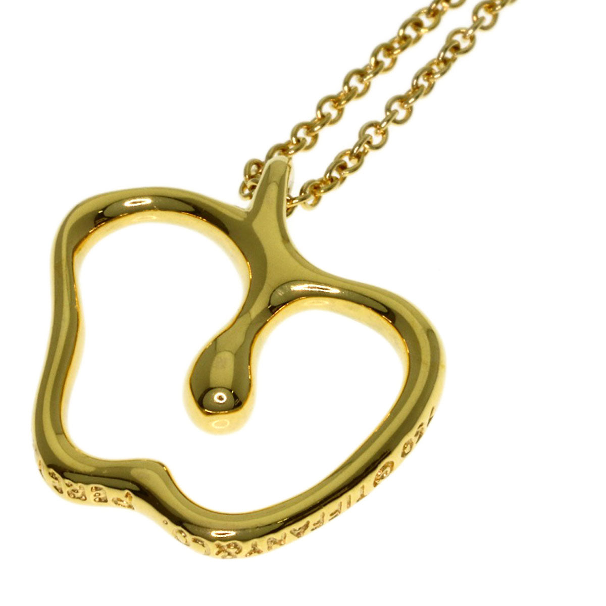 TIFFANY&Co. Apple Necklace K18 Yellow Gold Ladies [Used]