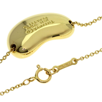 TIFFANY&Co. Bean Necklace K18 Yellow Gold Ladies [Used]