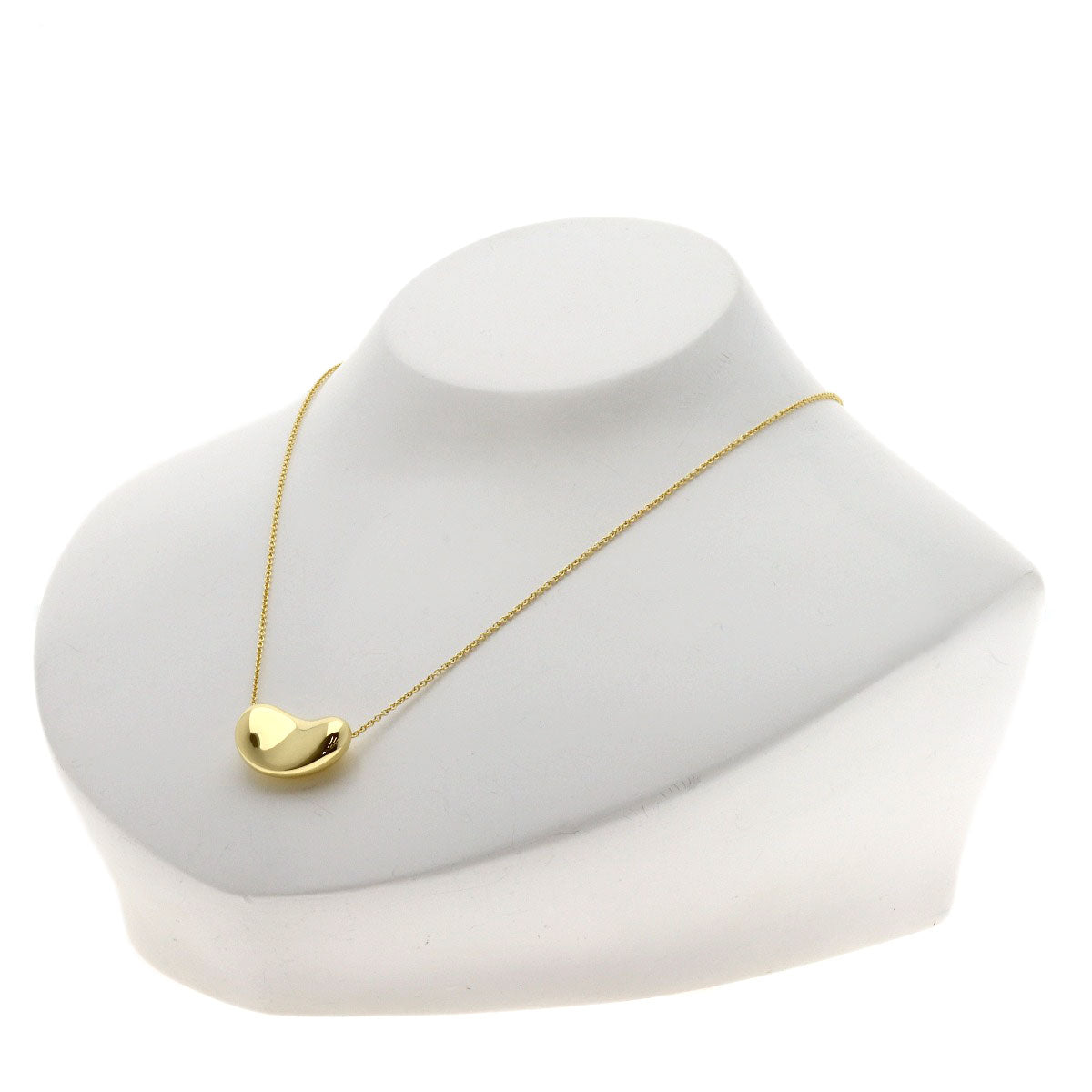 TIFFANY&Co. Bean Necklace K18 Yellow Gold Ladies [Used]