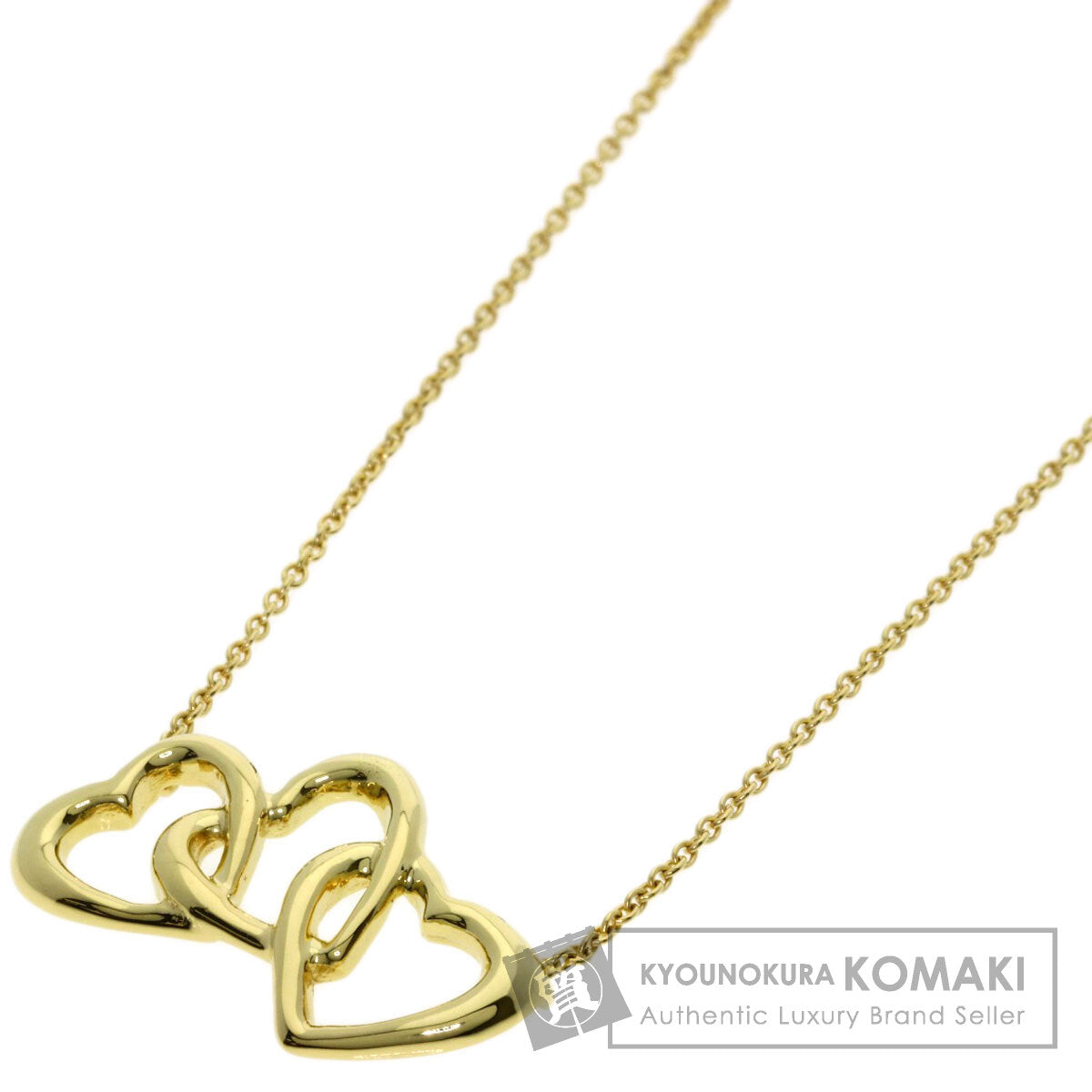 TIFFANY&Co. Triple heart Necklace K18 Yellow Gold Ladies [Used]