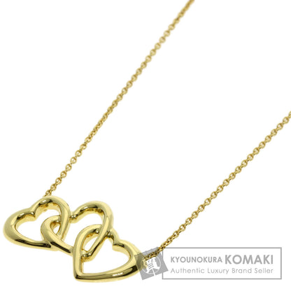 TIFFANY&Co. Triple heart Necklace K18 Yellow Gold Ladies [Used]