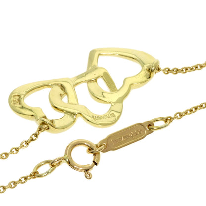 TIFFANY&Co. Triple heart Necklace K18 Yellow Gold Ladies [Used]