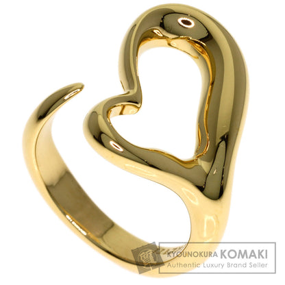 TIFFANY&Co. Open heart Ring K18 Yellow Gold Ladies [Used]