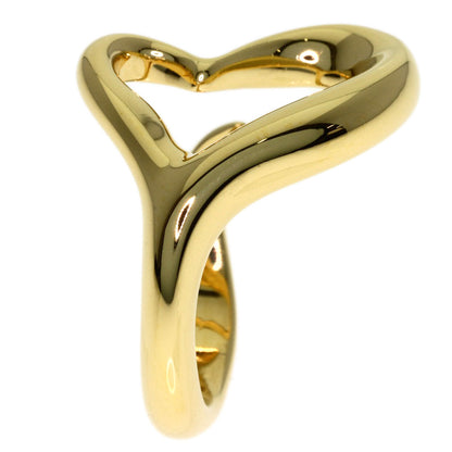 TIFFANY&Co. Open heart Ring K18 Yellow Gold Ladies [Used]
