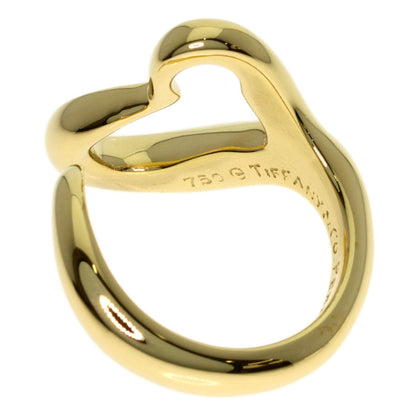 TIFFANY&Co. Open heart Ring K18 Yellow Gold Ladies [Used]