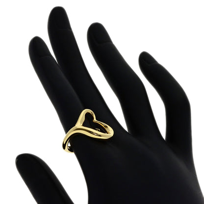 TIFFANY&Co. Open heart Ring K18 Yellow Gold Ladies [Used]