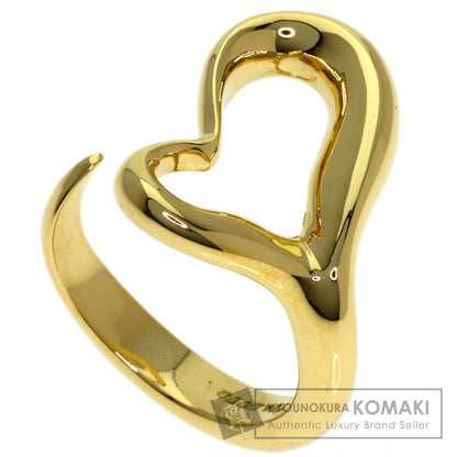 TIFFANY&Co. Open heart Ring K18 Yellow Gold Ladies [Used]