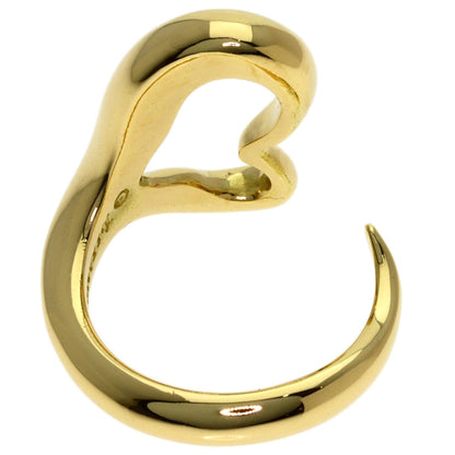TIFFANY&Co. Open heart Ring K18 Yellow Gold Ladies [Used]