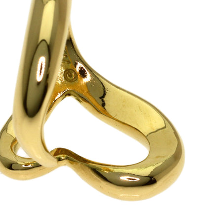 TIFFANY&Co. Open heart Ring K18 Yellow Gold Ladies [Used]