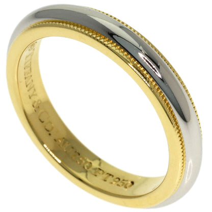 TIFFANY&Co. Milgrain Ring K18 Yellow Gold PT950Ladies [Used]