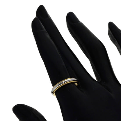 TIFFANY&Co. Milgrain Ring K18 Yellow Gold PT950Ladies [Used]