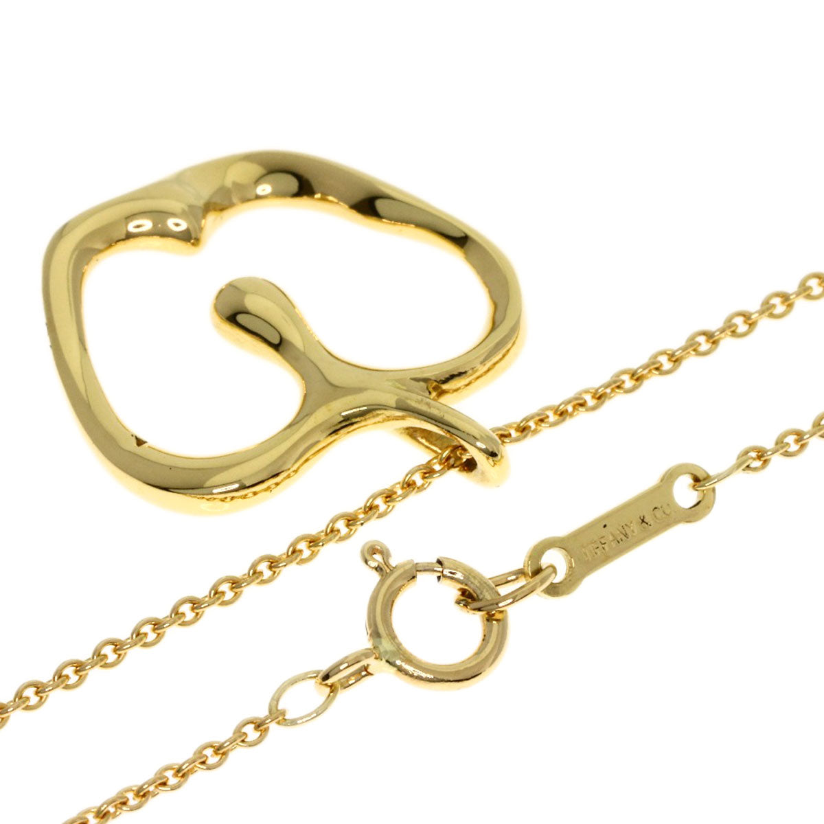 TIFFANY&Co. Apple Necklace K18 Yellow Gold Ladies [Used]