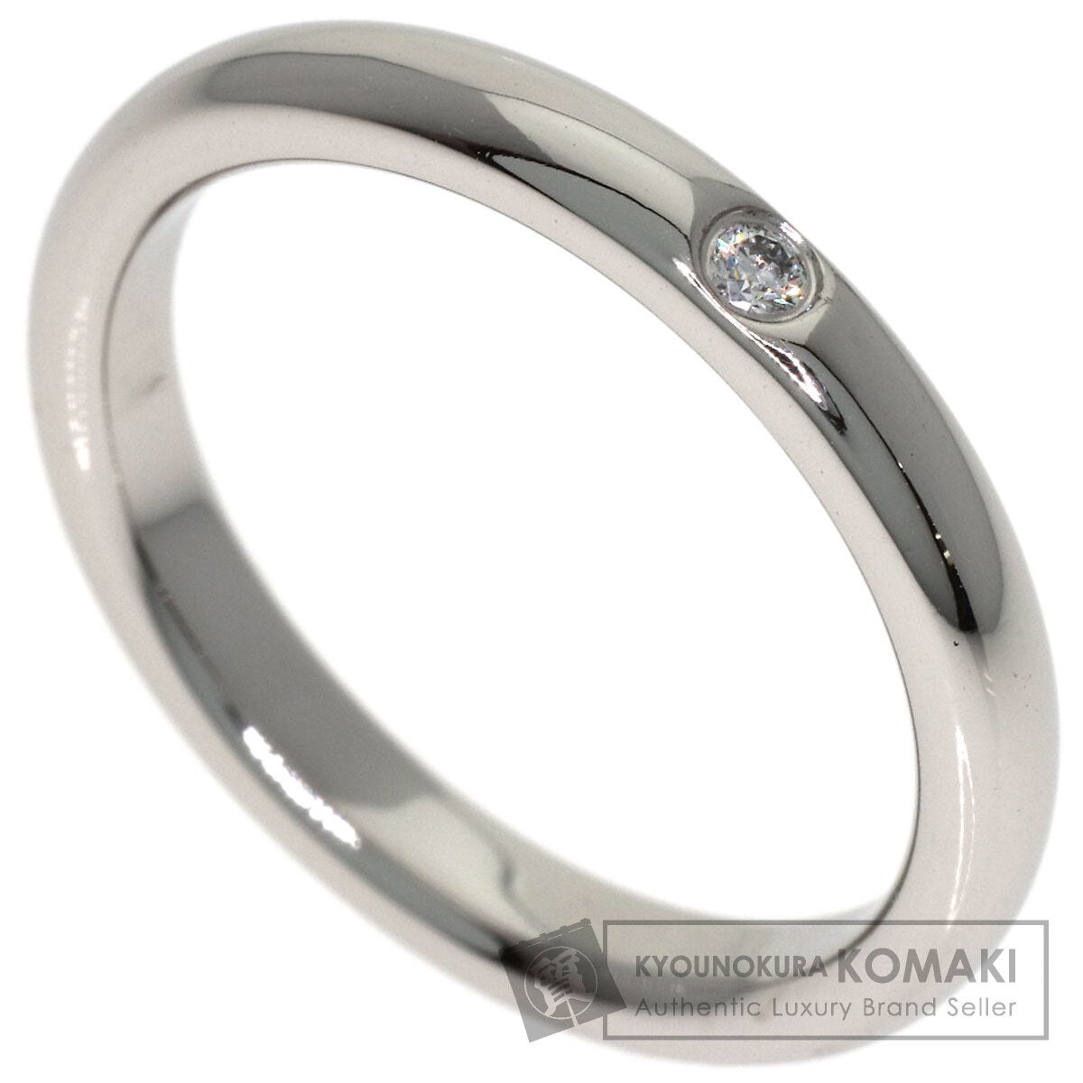TIFFANY&Co. Wedding 1P Diamond Ring Platinum PT950 Ladies [Used]