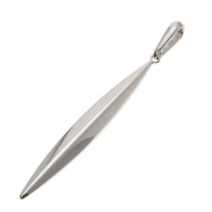 TIFFANY&Co. Feather Top Pendant top K18 White Gold Ladies [Used]