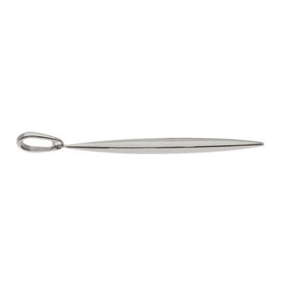 TIFFANY&Co. Feather Top Pendant top K18 White Gold Ladies [Used]