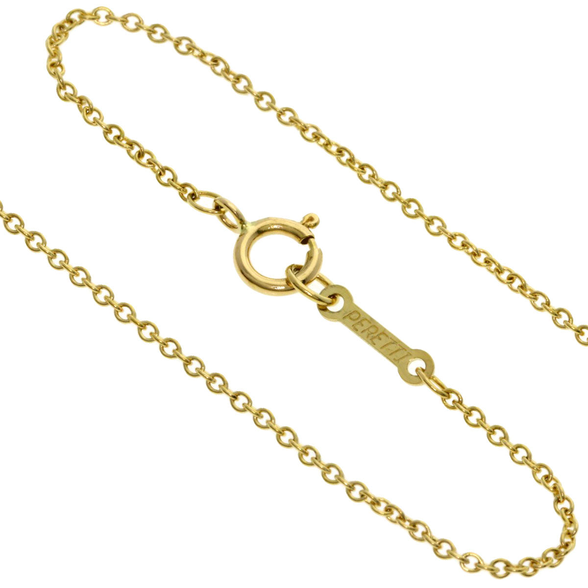 TIFFANY&Co. Infinity cross Necklace K18 Yellow Gold Ladies [Used]