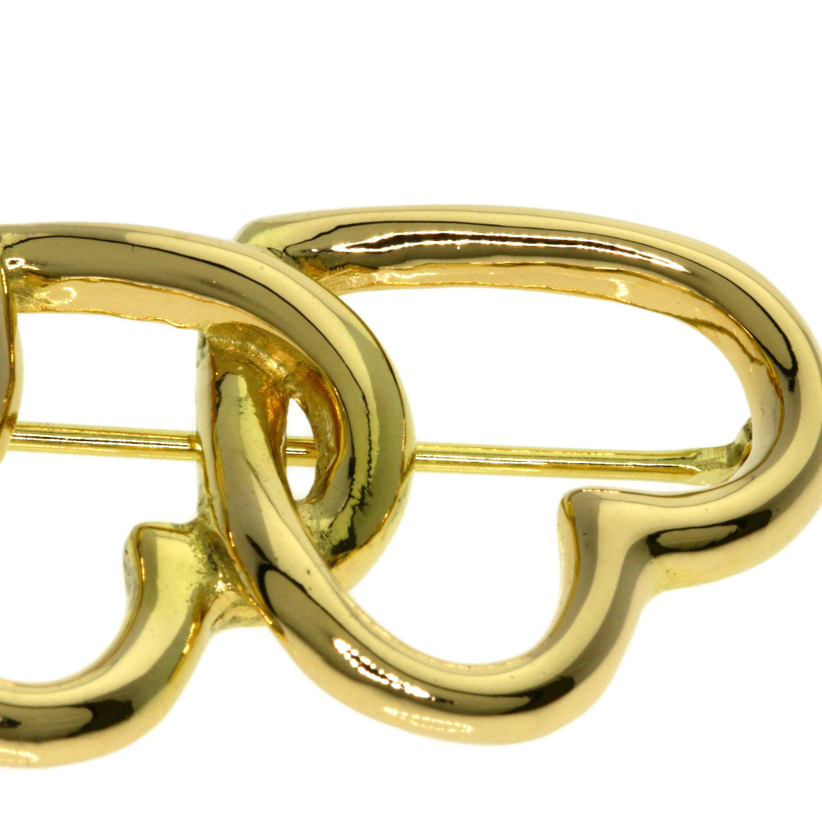 TIFFANY&Co. Triple heart Brooch K18 Yellow Gold Ladies [Used]