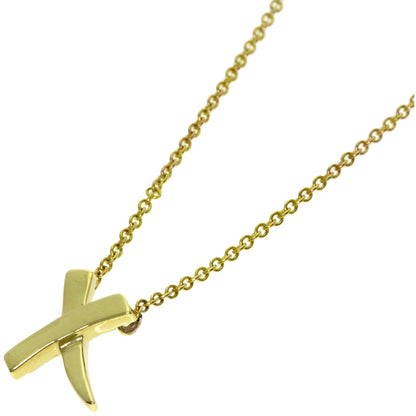 TIFFANY&Co. Graffiti X Necklace K18 Yellow Gold Ladies [Used]