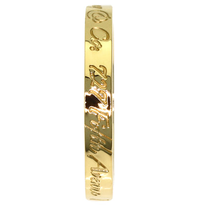 TIFFANY&Co. Notes narrow Ring K18 Yellow Gold Ladies [Used]