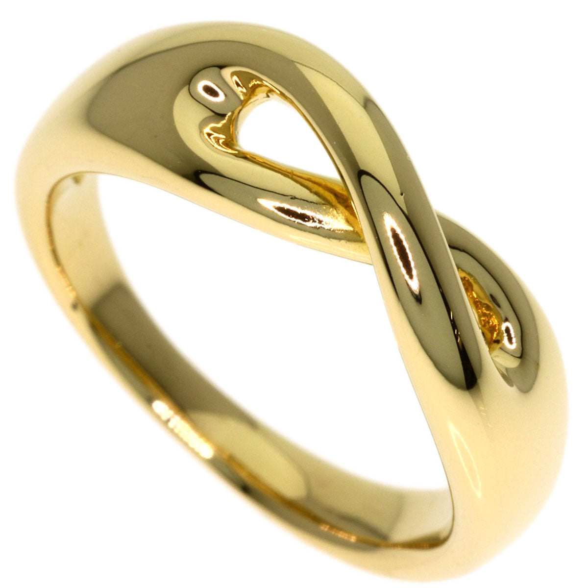 TIFFANY&Co. Infinity Ring K18 Yellow Gold Ladies [Used]