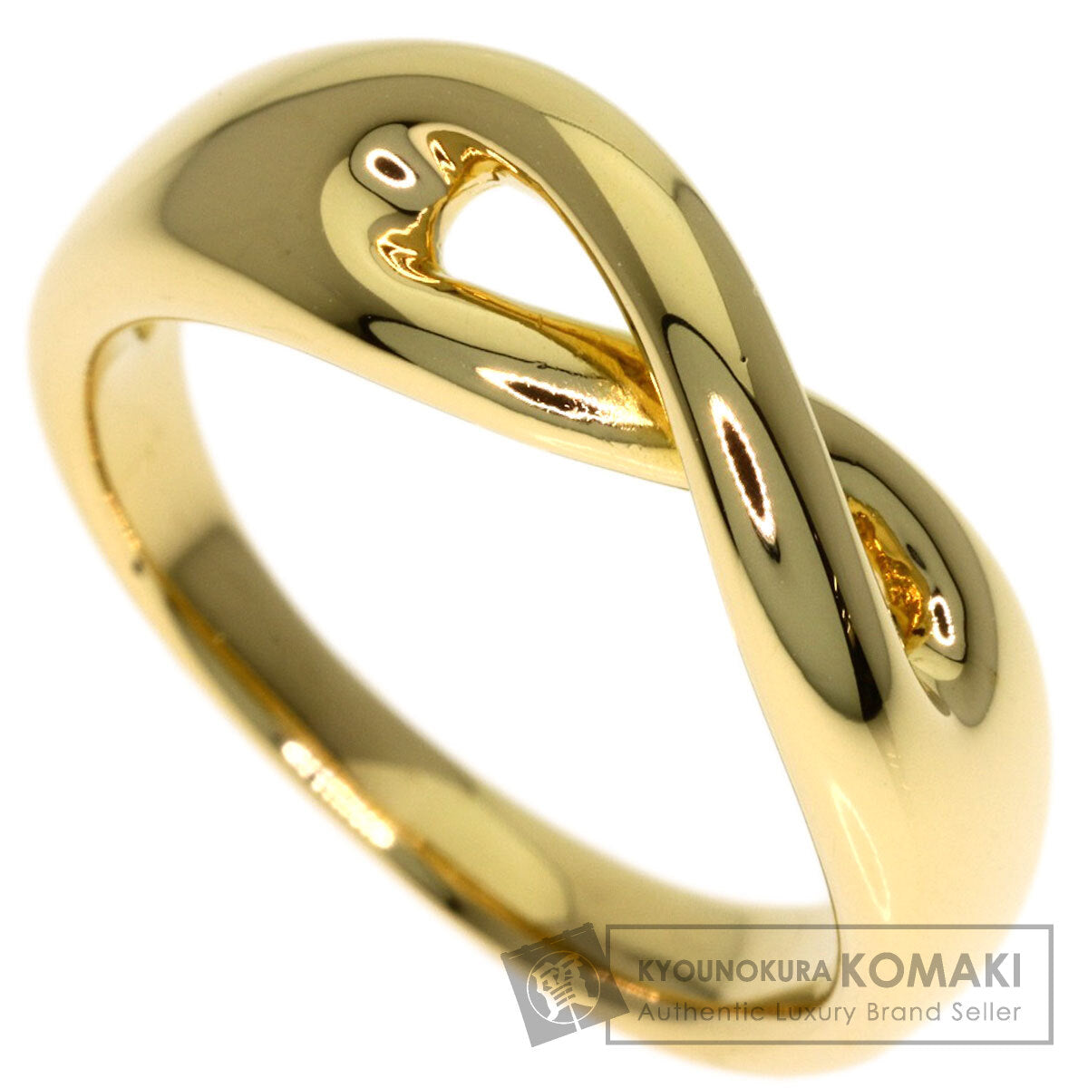 TIFFANY&Co. Infinity Ring K18 Yellow Gold Ladies [Used]