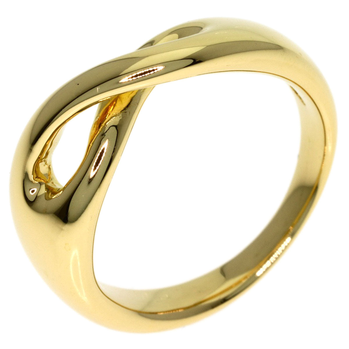 TIFFANY&Co. Infinity Ring K18 Yellow Gold Ladies [Used]