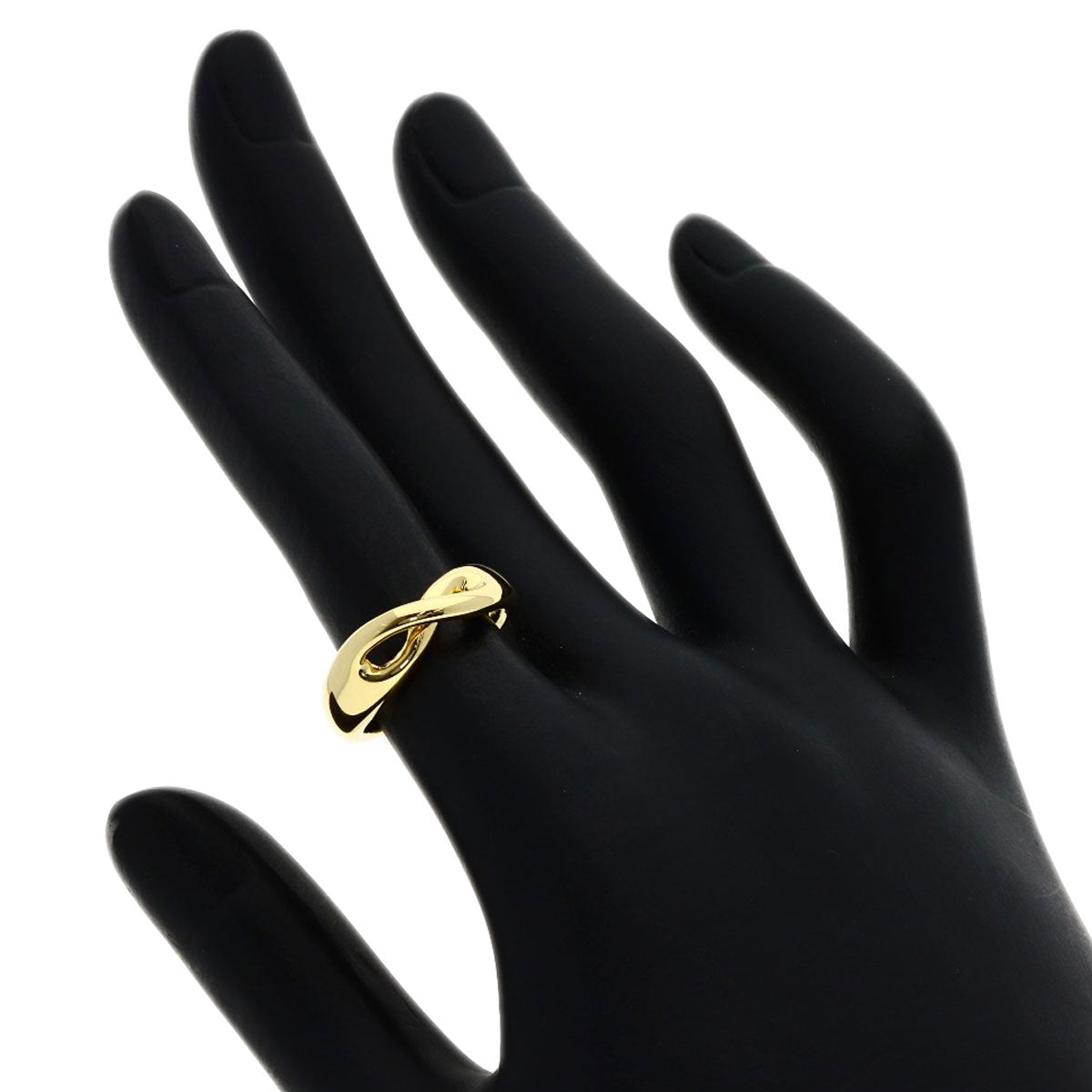 TIFFANY&Co. Infinity Ring K18 Yellow Gold Ladies [Used]