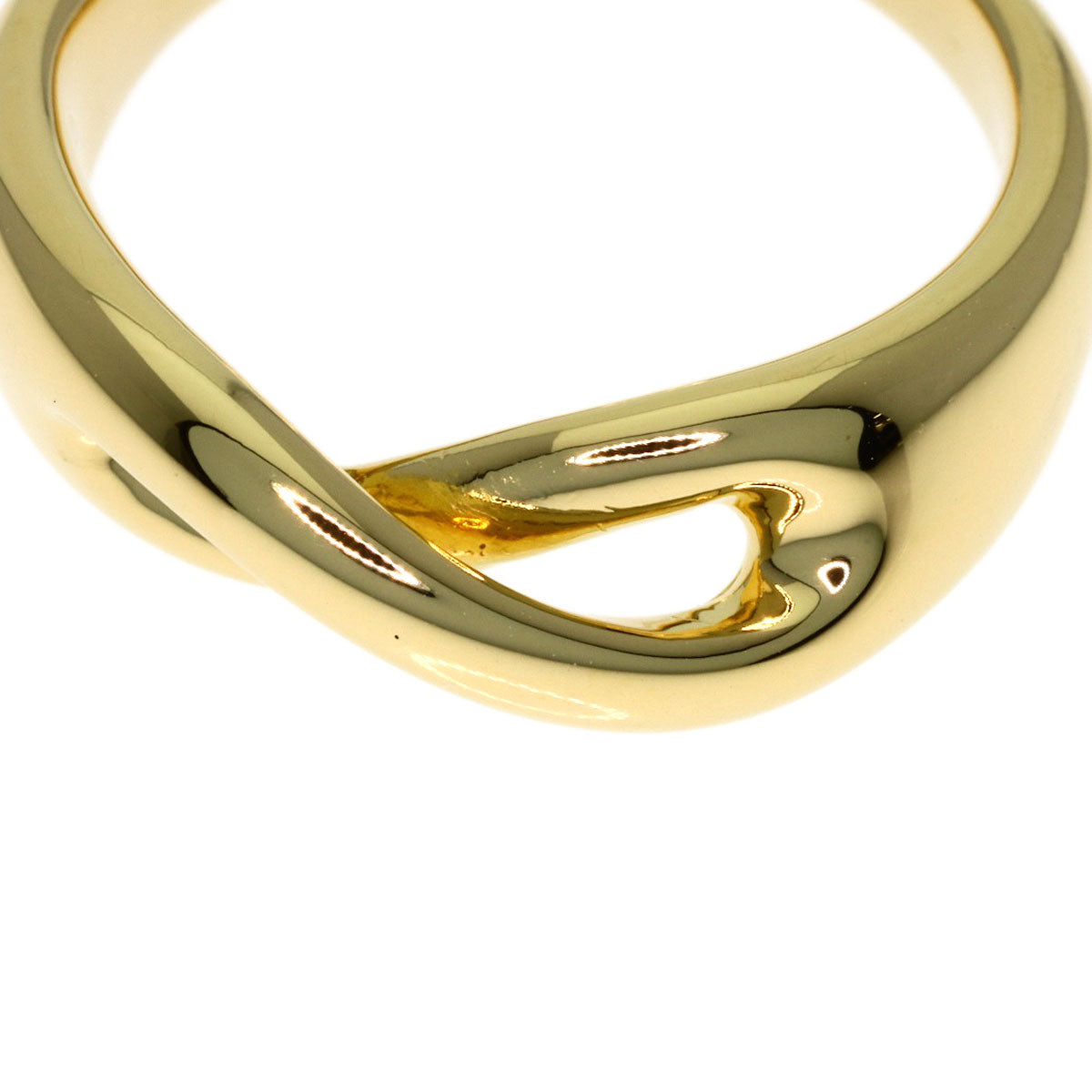 TIFFANY&Co. Infinity Ring K18 Yellow Gold Ladies [Used]