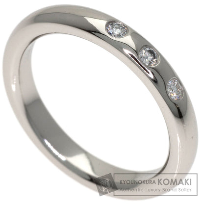 TIFFANY&Co. Wedding 3P Diamond Ring Platinum PT950 Ladies [Used]