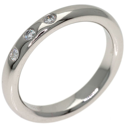 TIFFANY&Co. Wedding 3P Diamond Ring Platinum PT950 Ladies [Used]