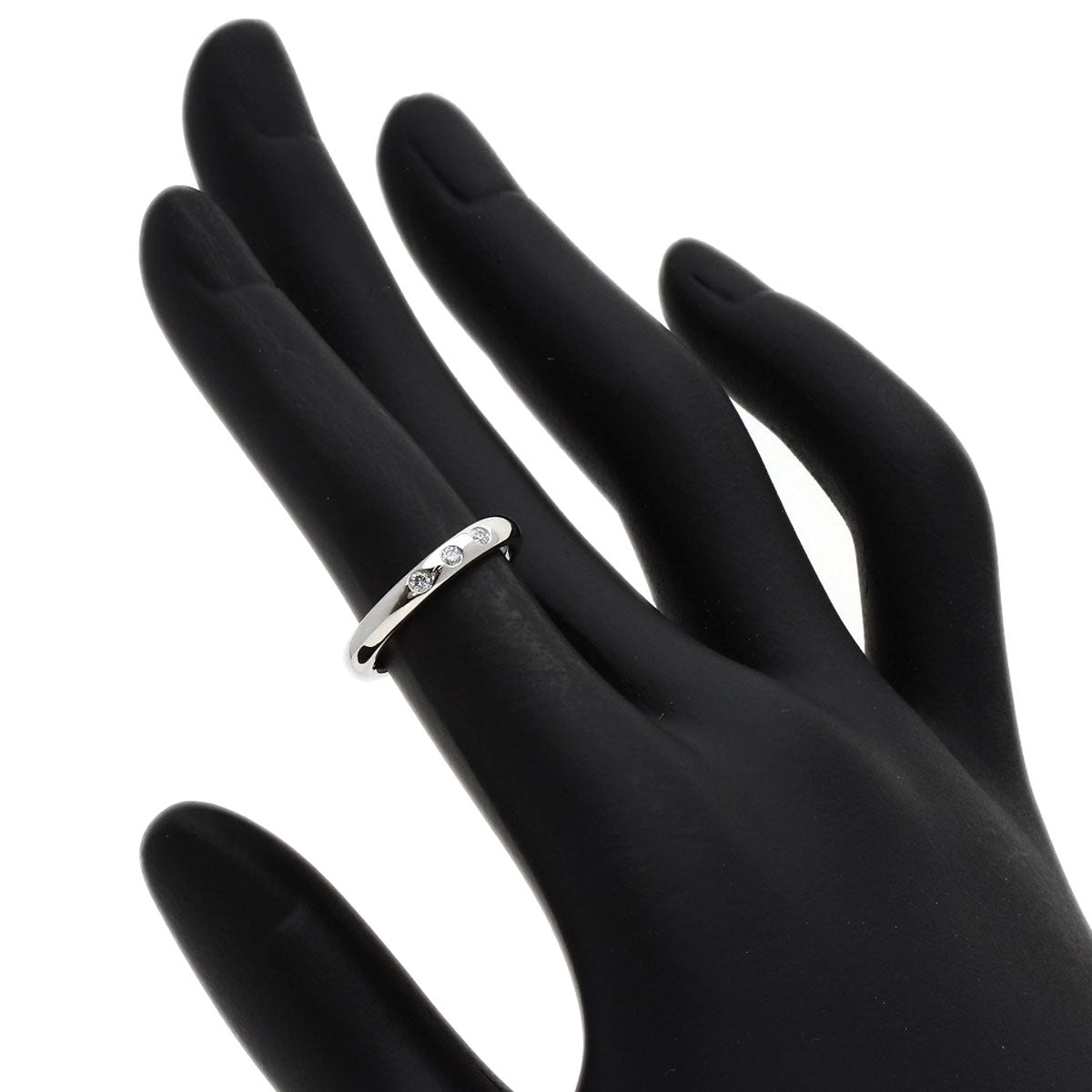 TIFFANY&Co. Wedding 3P Diamond Ring Platinum PT950 Ladies [Used]