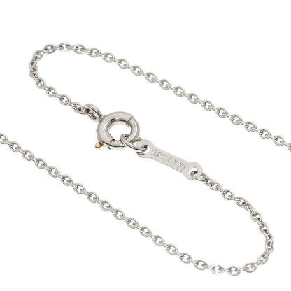 TIFFANY&Co. Open Heart Diamond Necklace Platinum PT950 Ladies [Used]