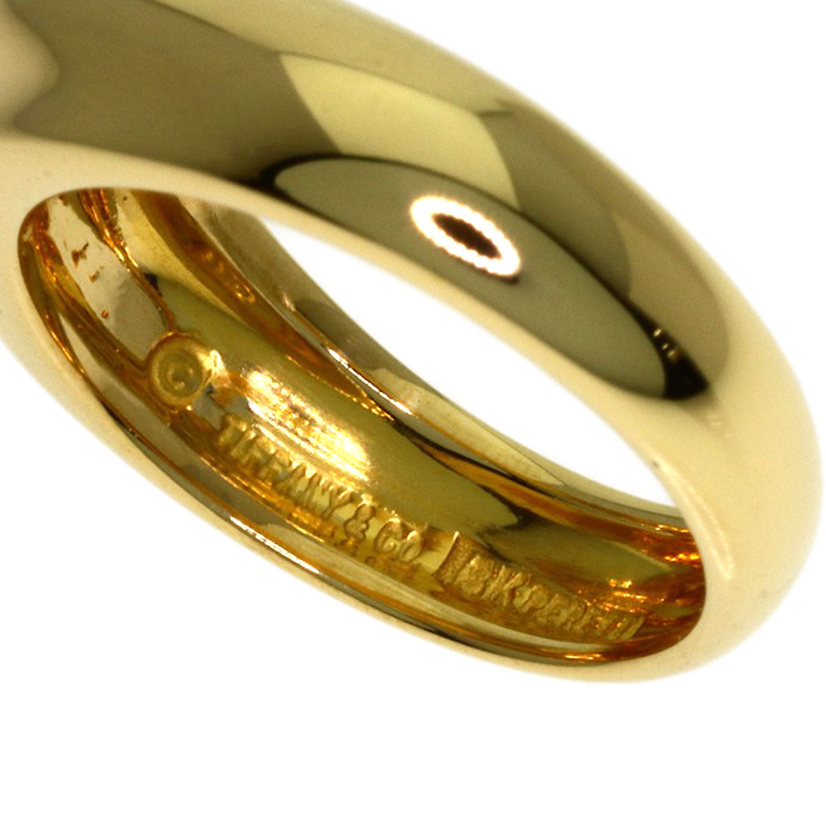 TIFFANY&Co. Full heart Ring K18 Yellow Gold Ladies [Used]