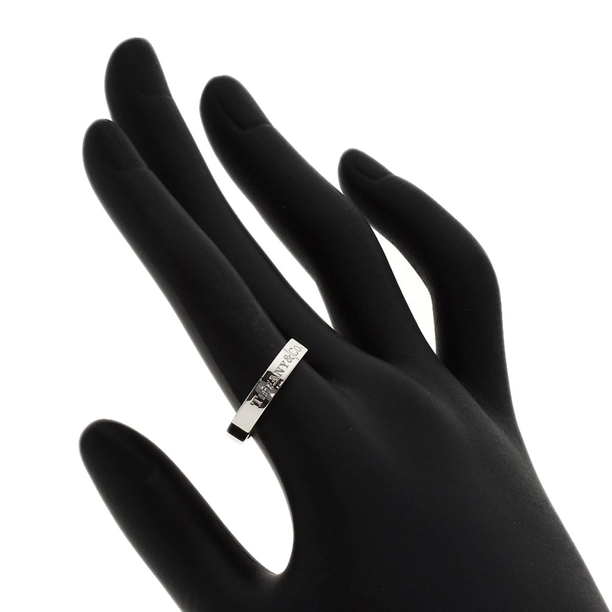 TIFFANY&Co. Flat band Ring Platinum PT950 Ladies [Used]