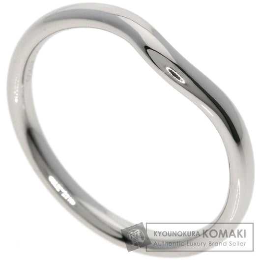 TIFFANY&Co. Curved band Ring Platinum PT950 Ladies [Used]