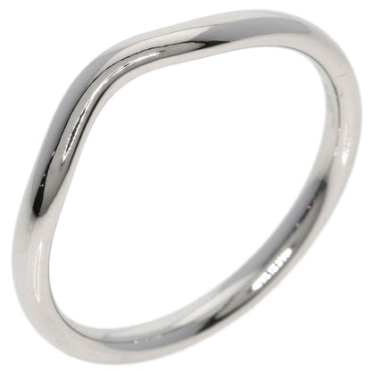 TIFFANY&Co. Curved band Ring Platinum PT950 Ladies [Used]