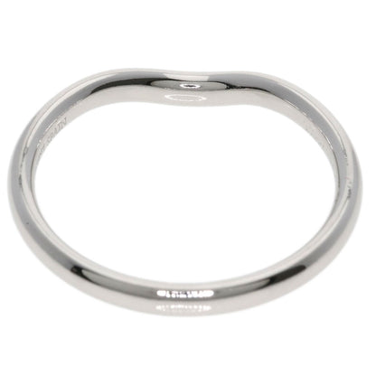 TIFFANY&Co. Curved band Ring Platinum PT950 Ladies [Used]