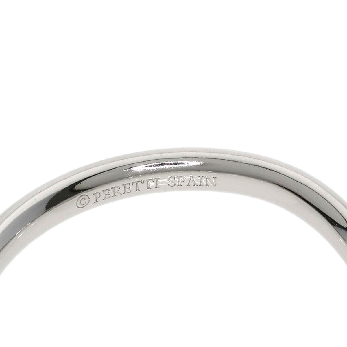 TIFFANY&Co. Curved band Ring Platinum PT950 Ladies [Used]