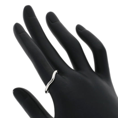 TIFFANY&Co. Curved band Ring Platinum PT950 Ladies [Used]