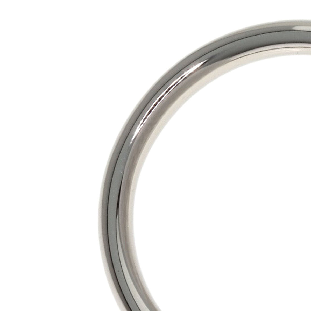 TIFFANY&Co. Curved band Diamond Ring Platinum PT950 Ladies [Used]