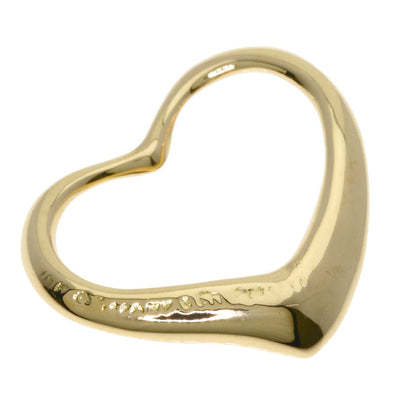TIFFANY&Co. Open heart Pendant top K18 Yellow Gold Ladies [Used]