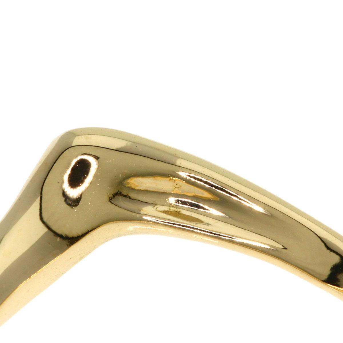 TIFFANY&Co. Open heart Pendant top K18 Yellow Gold Ladies [Used]