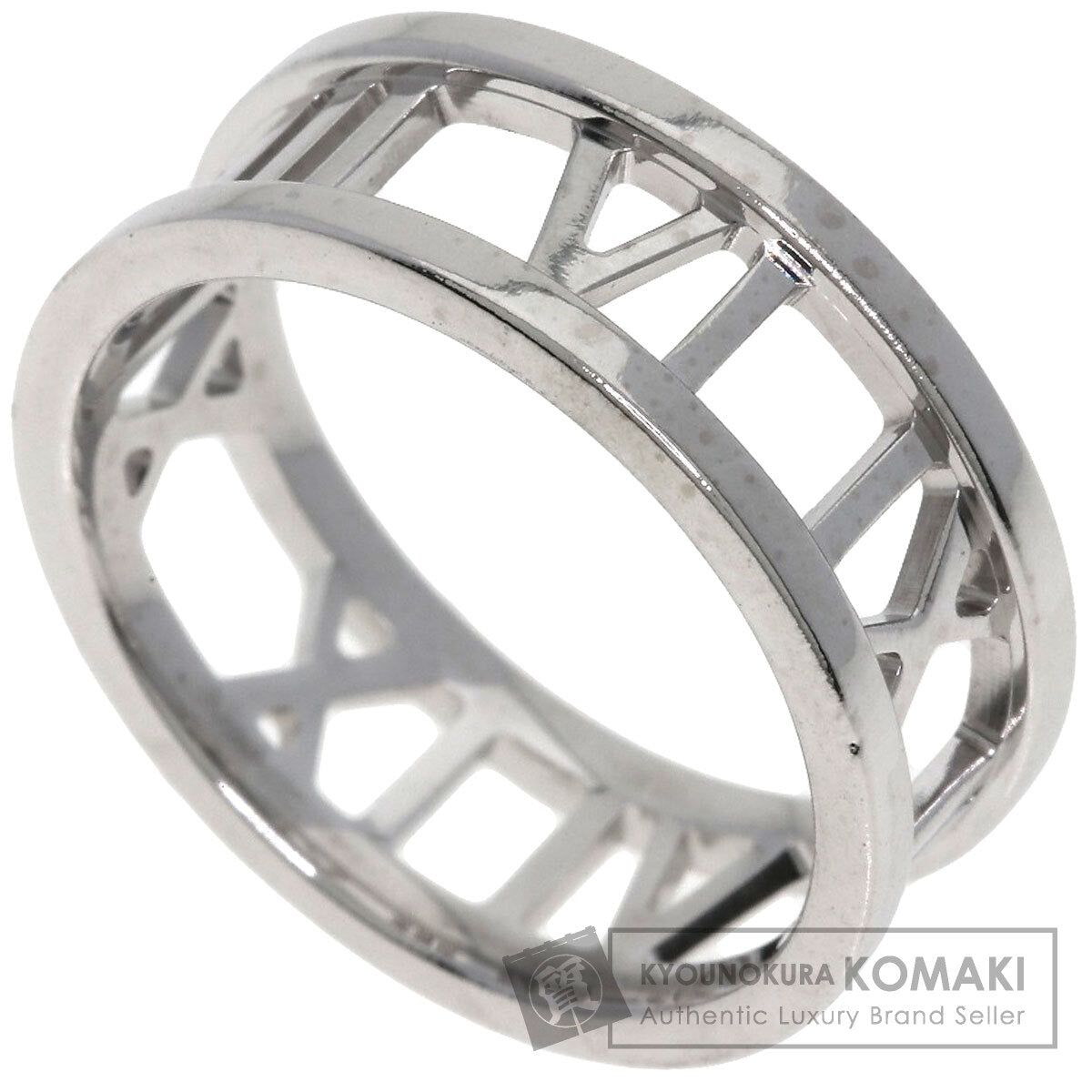 TIFFANY&Co. open atlas Ring K18 White Gold Ladies [Used]